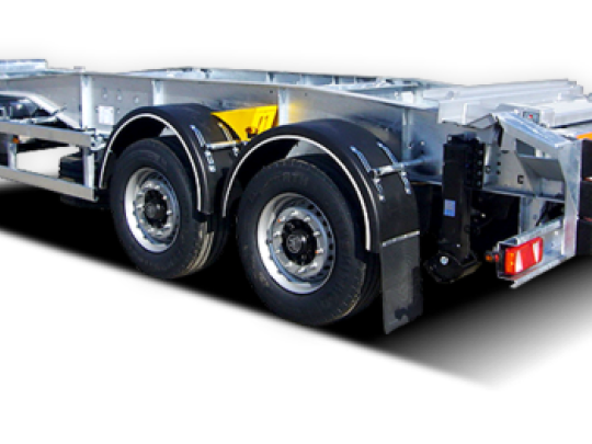 Przyczepy kontenerowe z&nbsp;obrotnicą